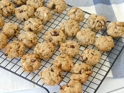 Cranberry Almond and White Chocolate Lactation Cookies