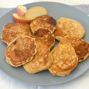 Wholemeal Apple and Cinnamon Pikelets
