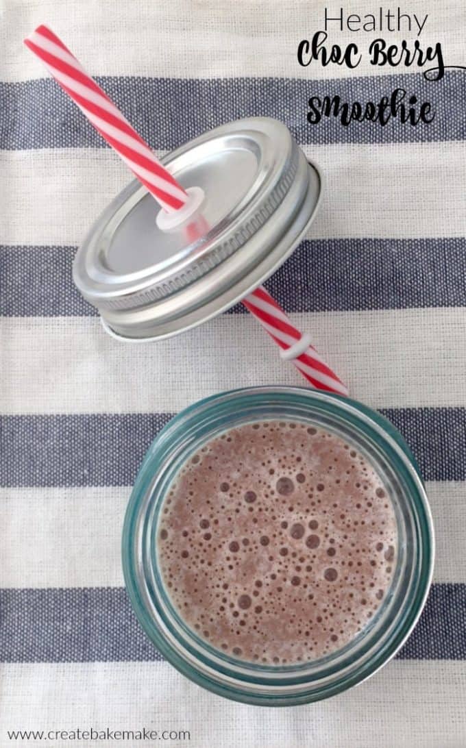 Healthy Choc Berry Smoothie Recipe