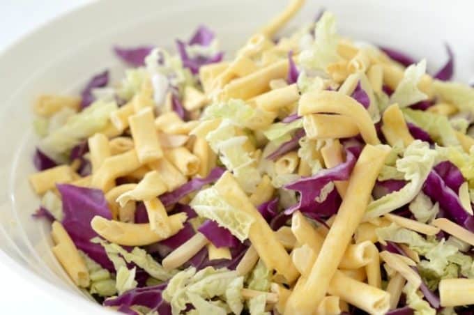 Crunchy Noodle Salad with Toasted Almonds Recipe