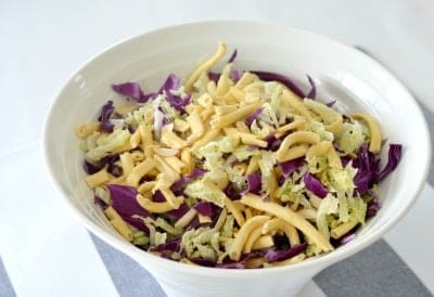 Crunchy Noodle Salad with Toasted Almonds Recipe