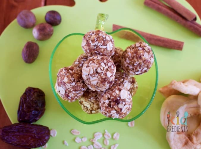 Apple Pie Oat Bliss Balls