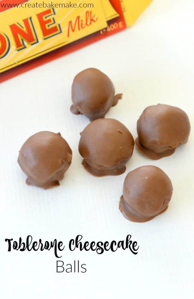 Toblerone Cheesecake Balls
