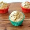 White Chocolate Cranberry and Almond Muffins