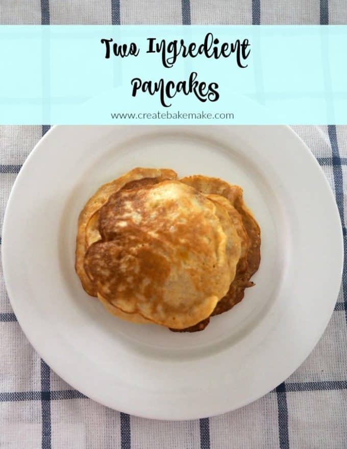 Two Ingredient Pancakes Recipe