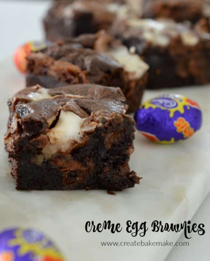 Cadbury Creme Egg Brownies Recipe