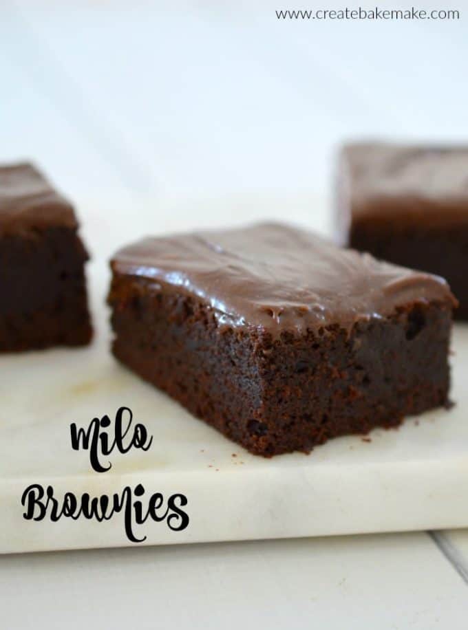 Milo Brownies Recipe