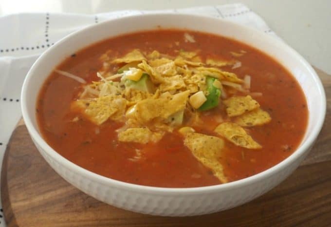 Easy Chicken Tortilla Soup