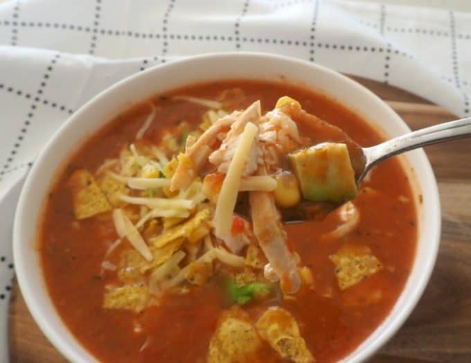 Easy Chicken Tortilla Soup