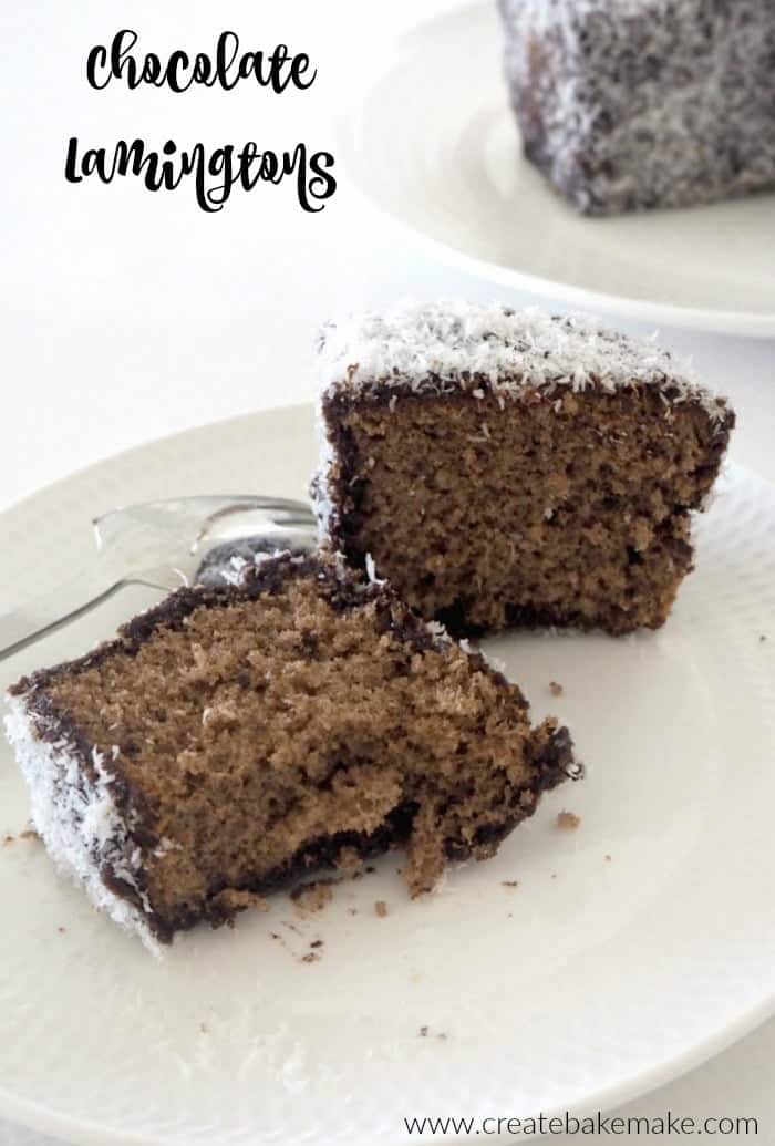 Chocolate Lamington Recipe - Create Bake Make