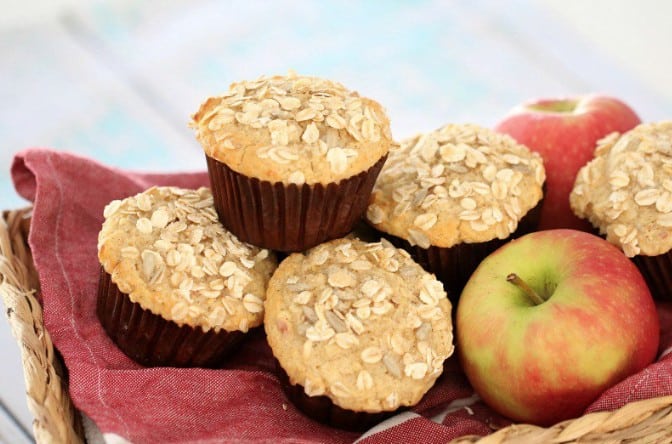 Thermomix Oat and Apple Muffins