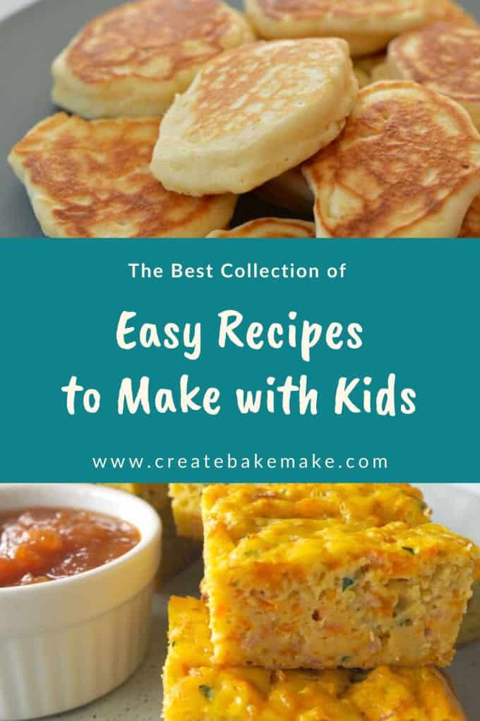 Easy Recipes to Make With Kids. Both sweet and savoury recipes for the whole family. Both regular and Thermomix instructions included.