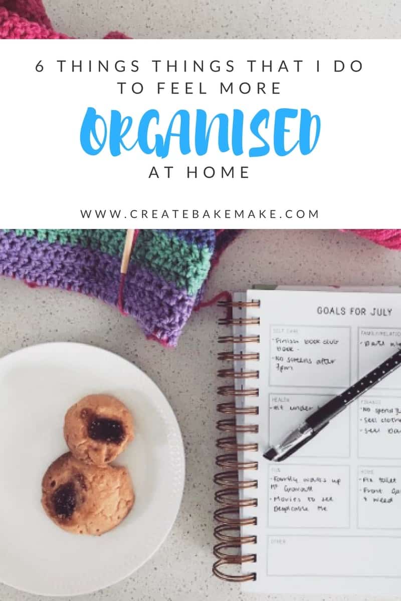 getting organised at home