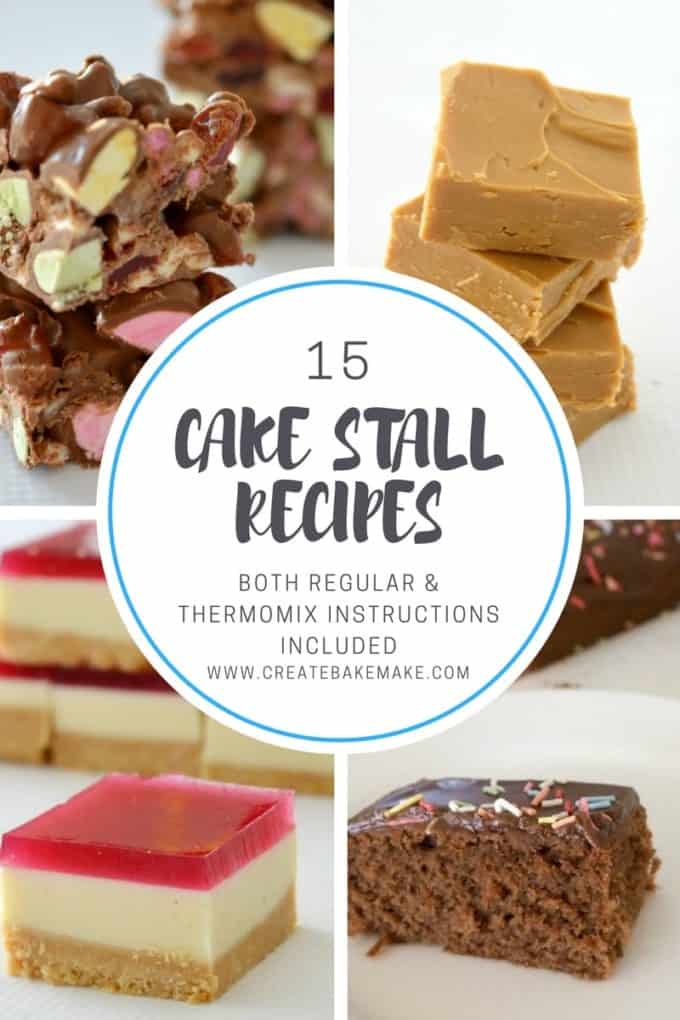 Recipes to make for a cake stall or bake sale