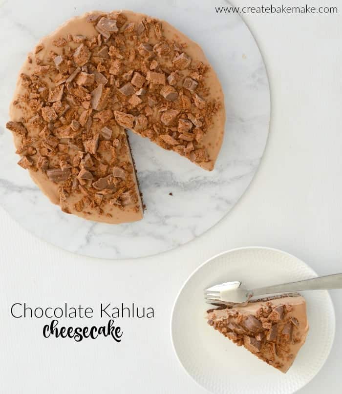 Chocolate Kahlua Cheesecake Create Bake Make