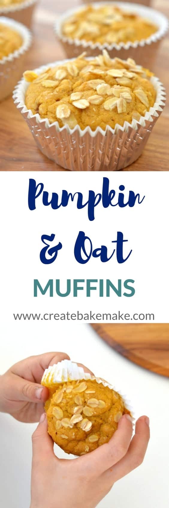 Pumpkin and Oat Muffins