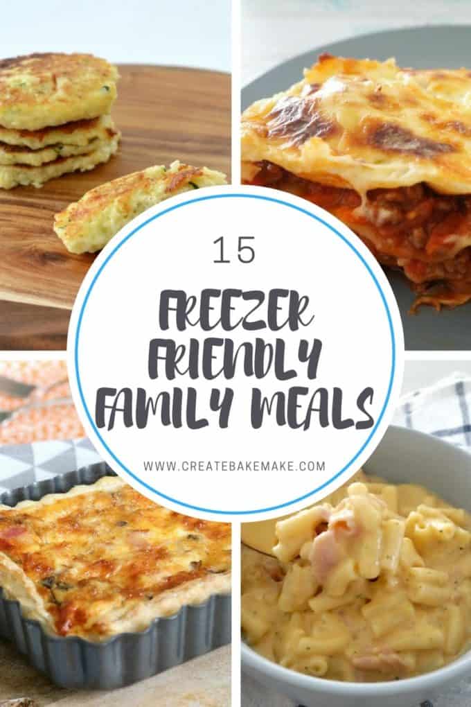 Freezer Friendly Family Meals