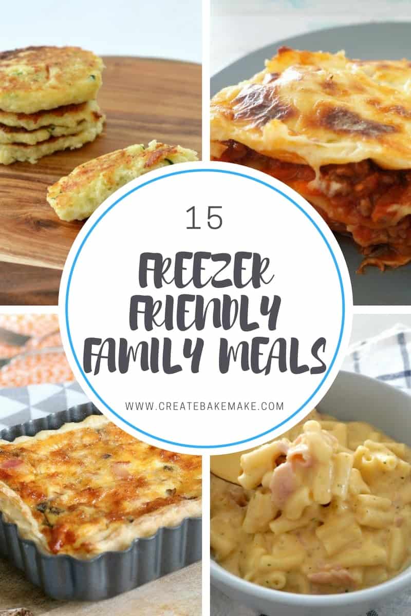 Freezer Friendly Family Meals