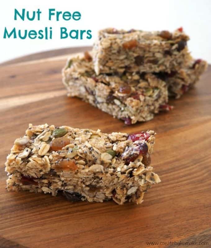 Nut Free Muesli Bars - Create Bake Make