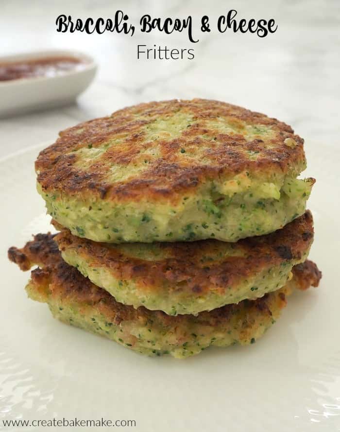 Broccoli Bacon and Cheese Fritters Recipe - also includes Thermomix instructions