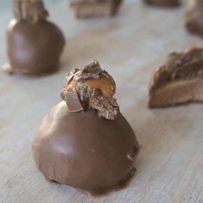 Mars Bar Cheesecake Balls Create Bake Make