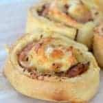 Ham Cheese and Mustard Scrolls, an easy lunchbox recipe! Both regular and Thermomix instructions included.