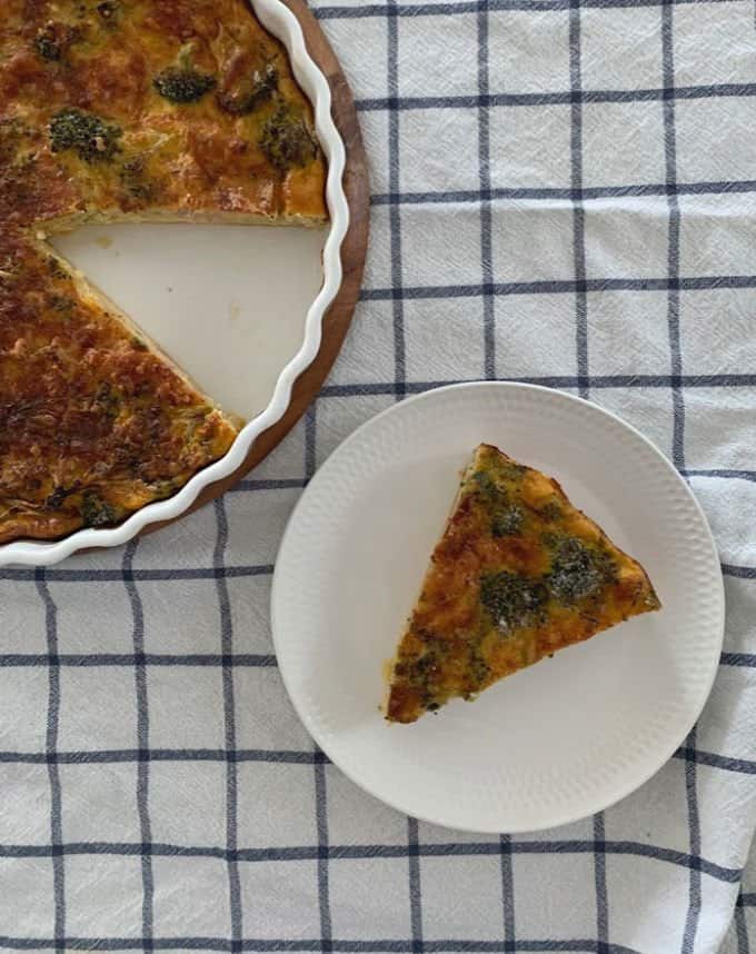Broccoli Bacon and Cheese Impossible Pie Recipe. Thermomix and Regular instructions both included.