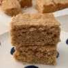 Quick Peanut Butter Slice Recipe. Both regular and Thermomix instructions included.