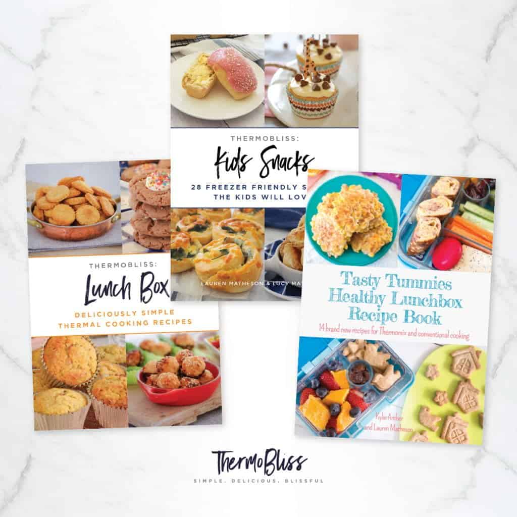 Thermomix Kids Snacks Recipes 3 Book Bundle
