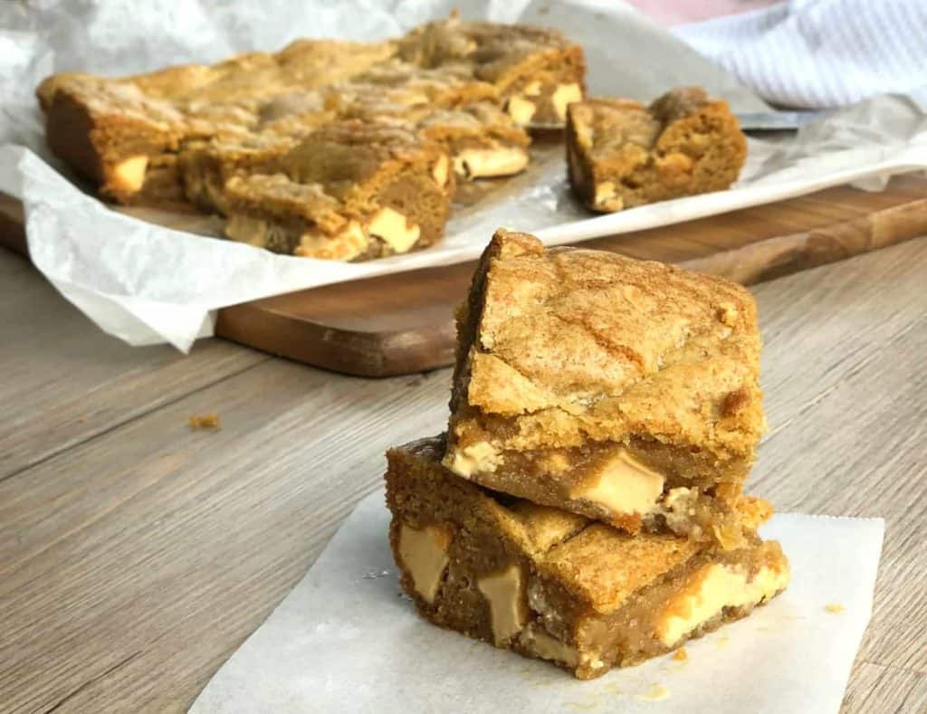 Caramilk Cookie Slice