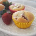 Easy Strawberry Cupcake Recipe with both regular and Thermomix instructions