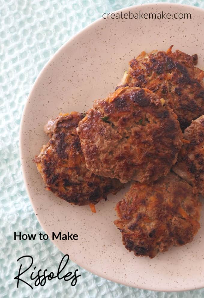 How to Make Rissoles, both regular and Thermomix instructions included.