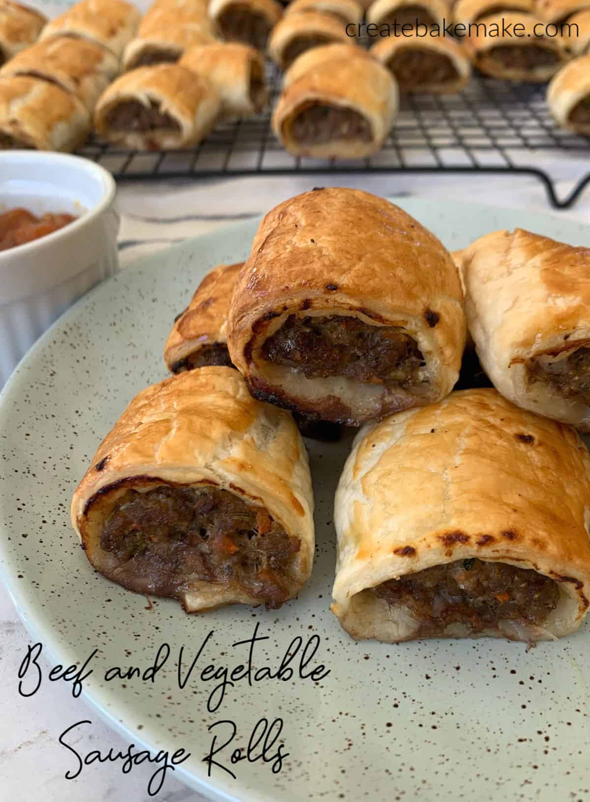 Beef and Vegetable Sausage Rolls Image