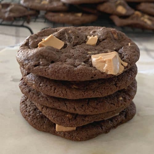 Chocolate Caramilk Biscuits Recipe - Create Bake Make