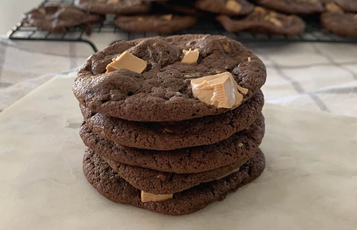 Chocolate Caramilk Biscuits Recipe - Create Bake Make