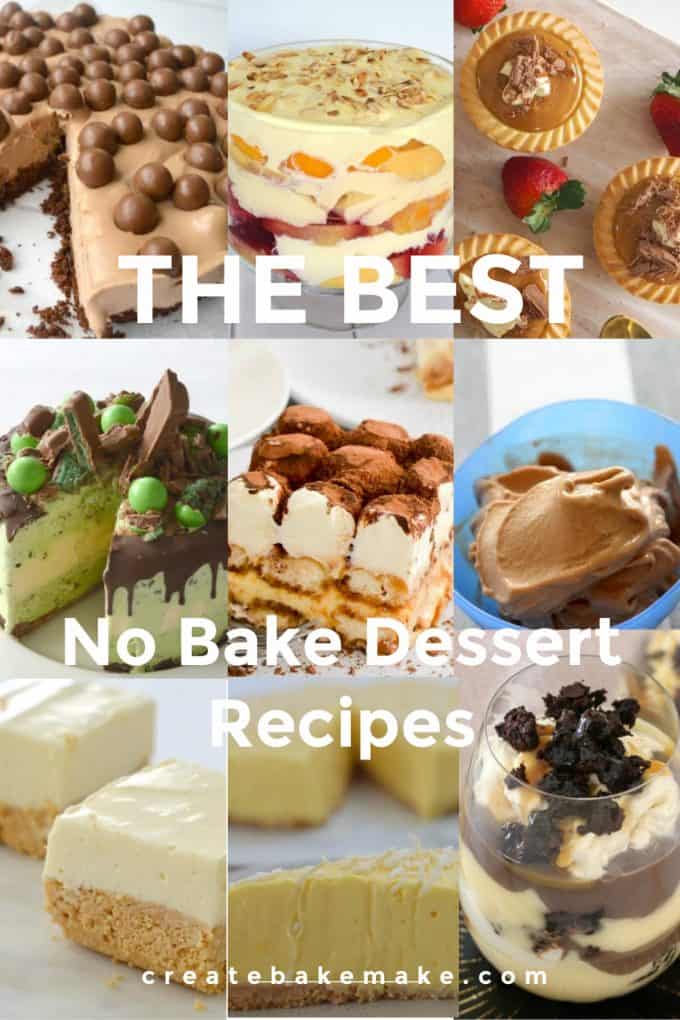 The BEST No Bake Desserts - Create Bake Make