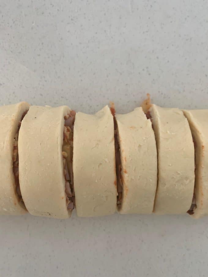 Hawaiian Pizza Scrolls - Create Bake Make