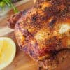 Roast Chicken on wooden board