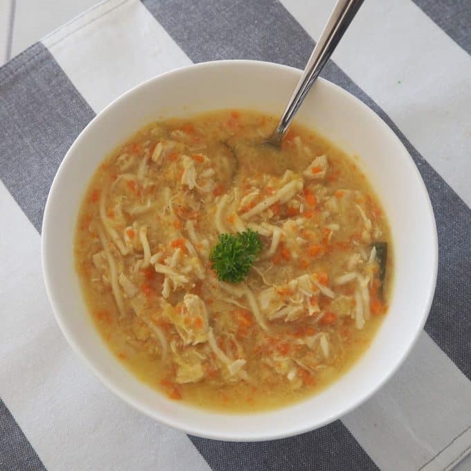 Simple Chicken Noodle Soup - Create Bake Make