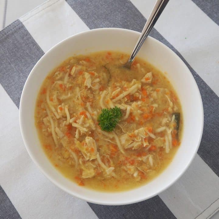 Simple Chicken Noodle Soup - Create Bake Make