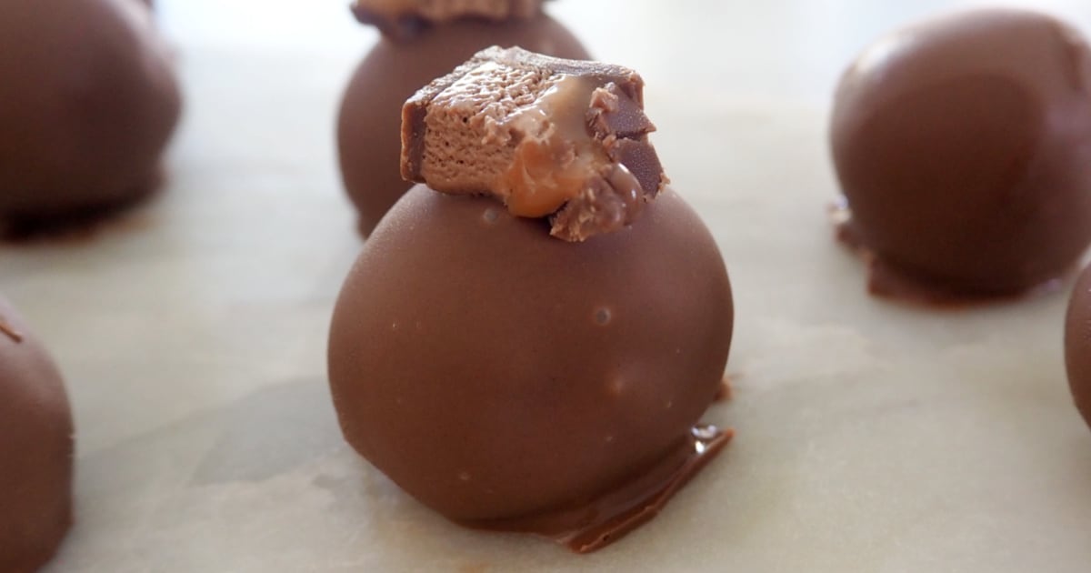 Mars Bar Cheesecake Balls Create Bake Make