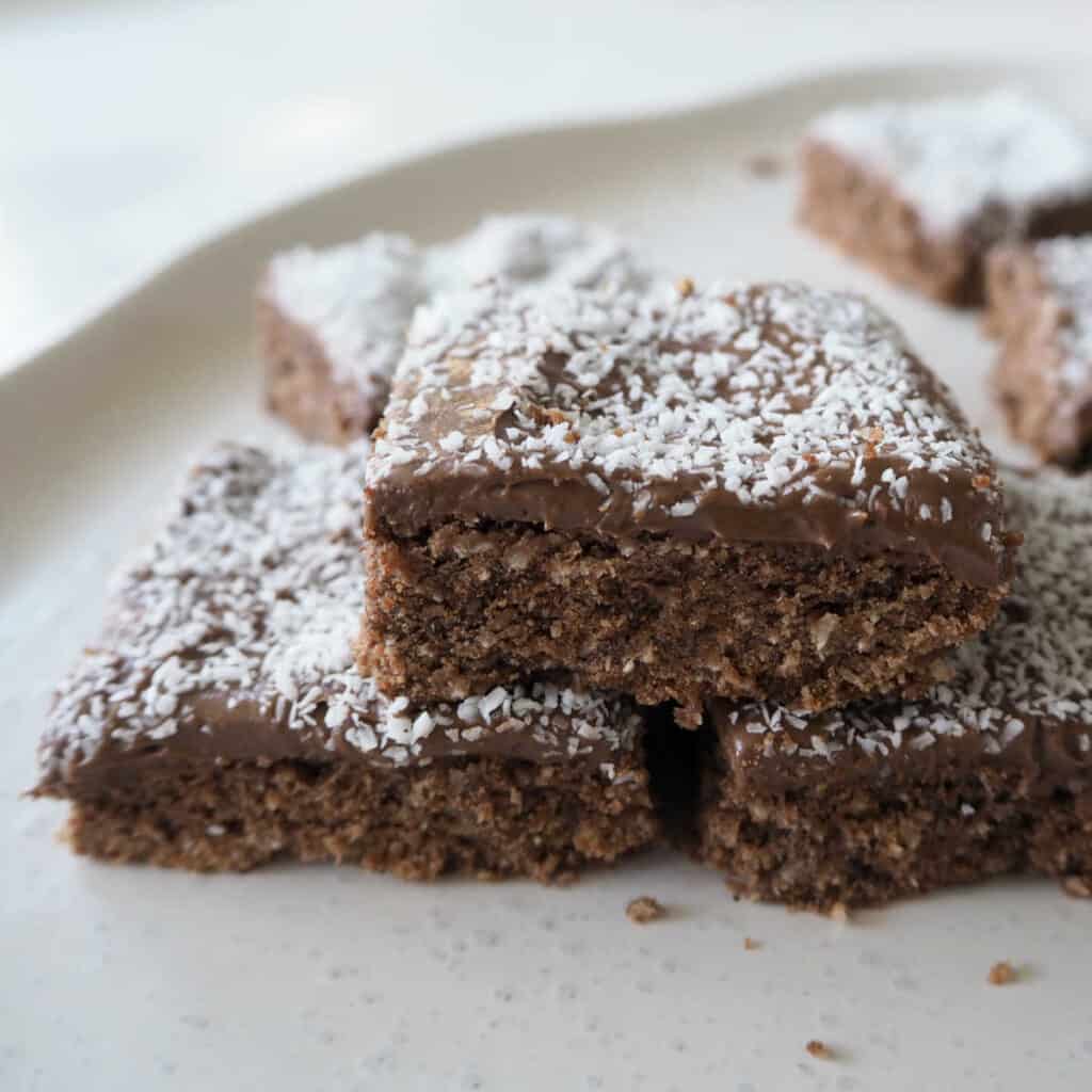 Chocolate Coconut Slice - Create Bake Make