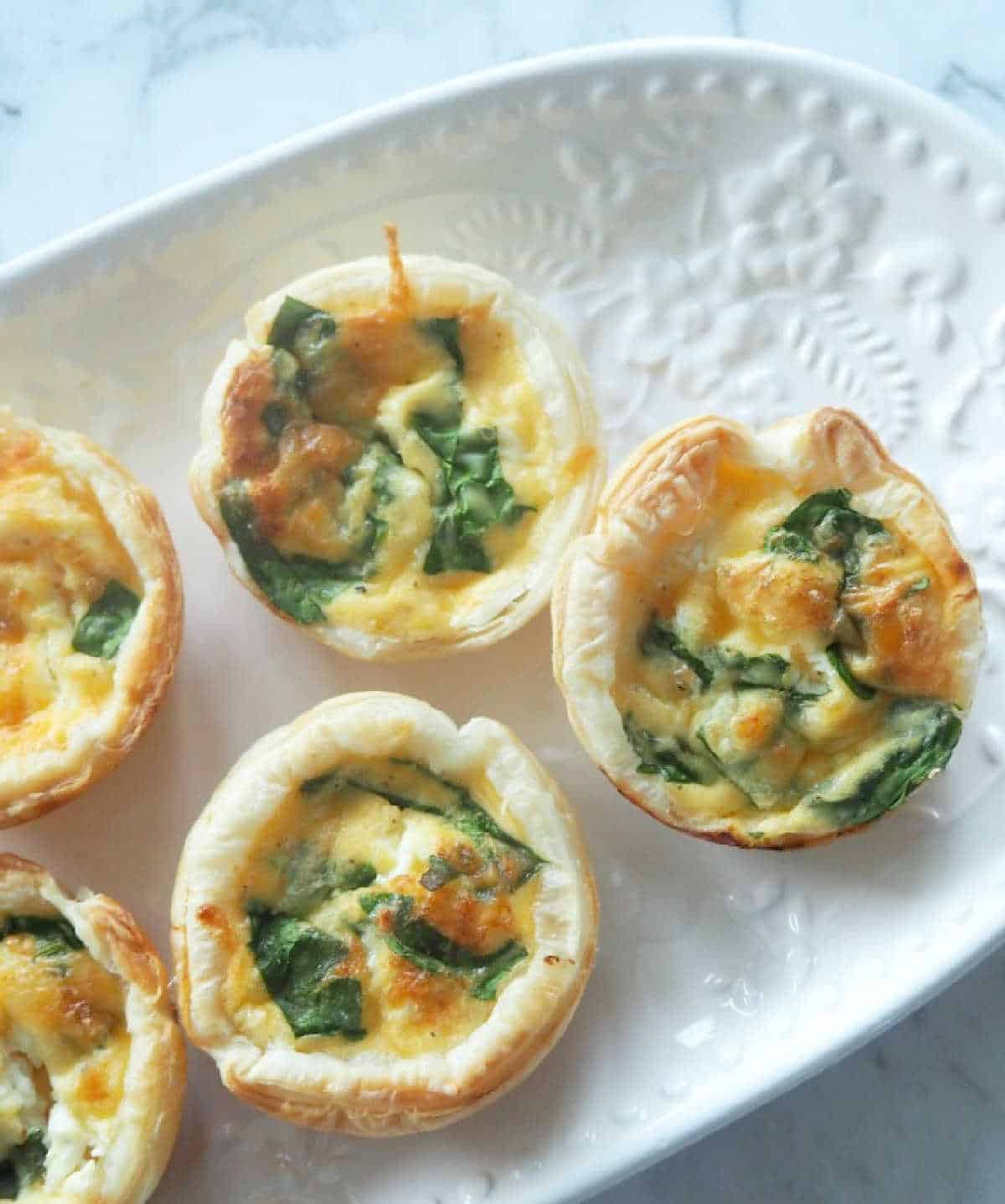 Spinach and Feta Mini Quiche Create Bake Make
