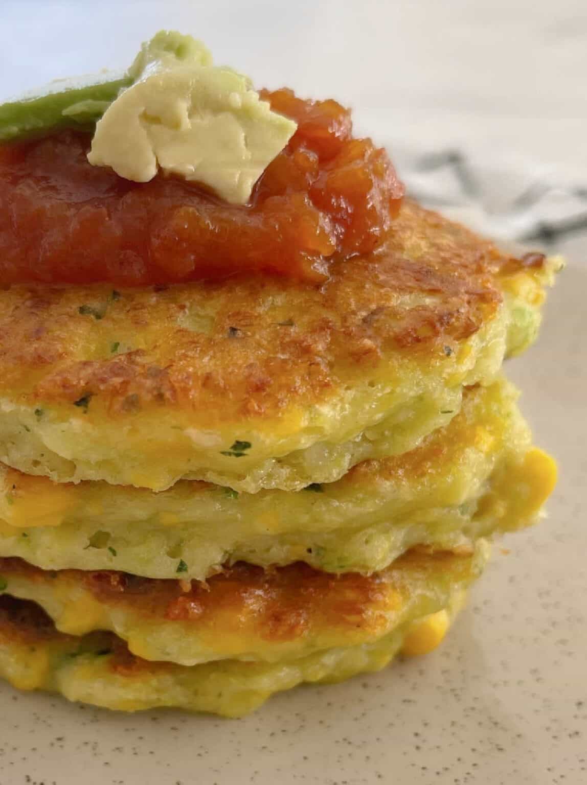 Corn and Zucchini Fritters Create Bake Make