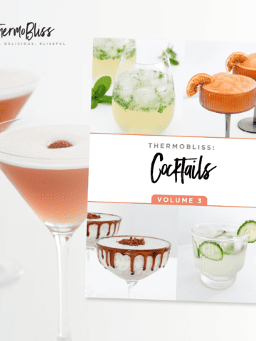 Image of the front cover of ThermoBliss Cocktails Volume 3.